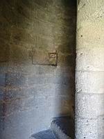 Chateau de Queribus, Donjon, Pt10, Escalier a vis